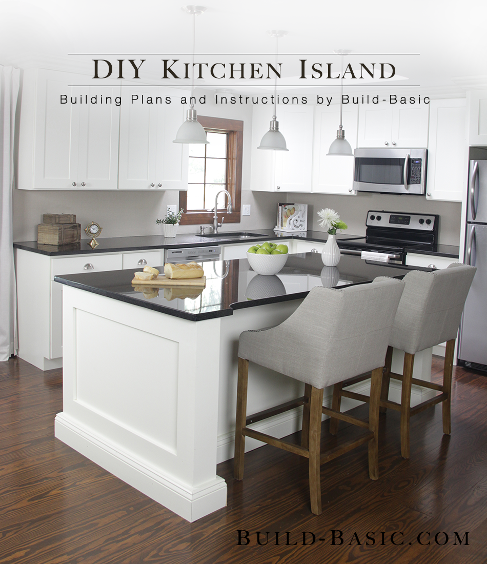 Build A Diy Kitchen Island Build Basic in Kitchen Islands You Can Sit At