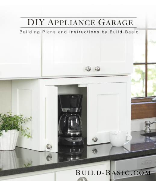 Ana White | Build a DIY Appliance Garage - Feature by Build-Basic 