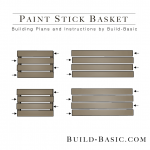 Build a Paint Stick Basket - Building Plans by @BuildBasic www.build-basic.com