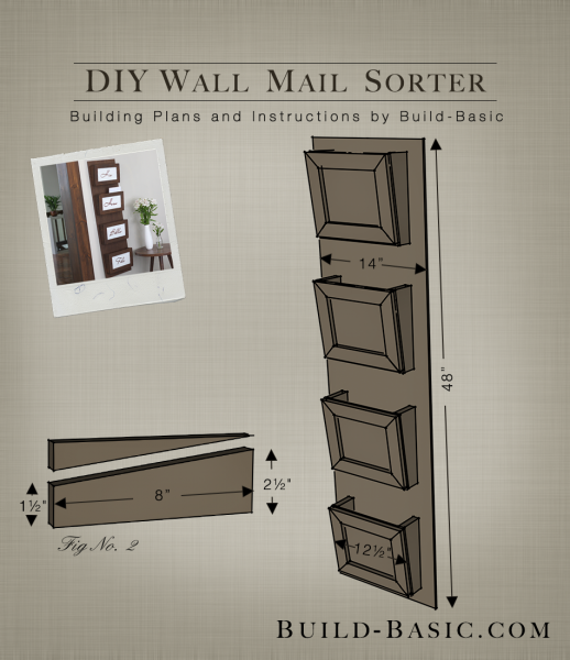 Build a DIY Wall Mail Sorter ‹ Build Basic