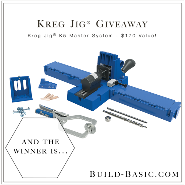 Kreg Jig K5MS Giveaway on Build Basic - www.build-basic.com @BuildBasic