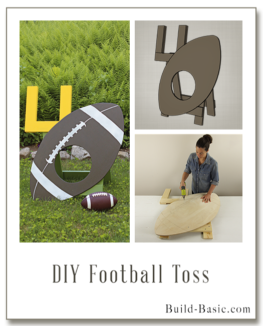 Build a DIY Football Toss – Building Plans by @BuildBasic www.build-basic.com