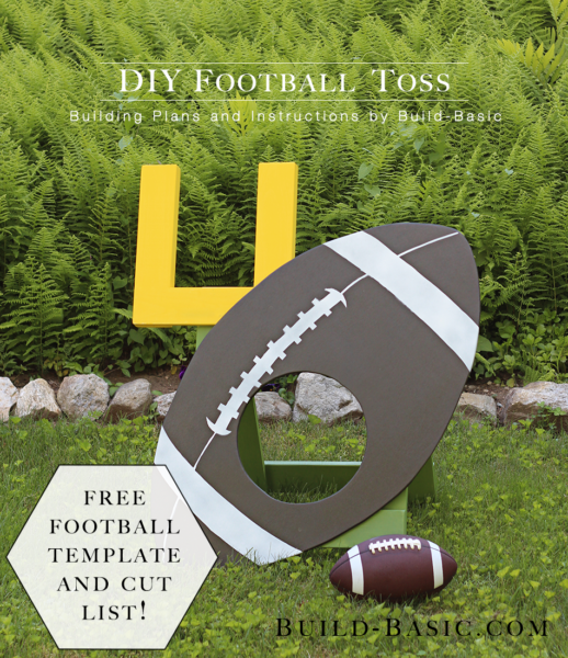 Build a DIY Football Toss – Building Plans by @BuildBasic www.build-basic.com