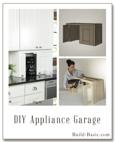 Build a DIY Appliance Garage - Building Plans by @BuildBasic www.build-basic.com