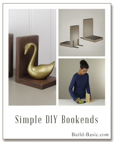 Build Simple DIY Bookends - Building Plans by @BuildBasic www.build-basic.com