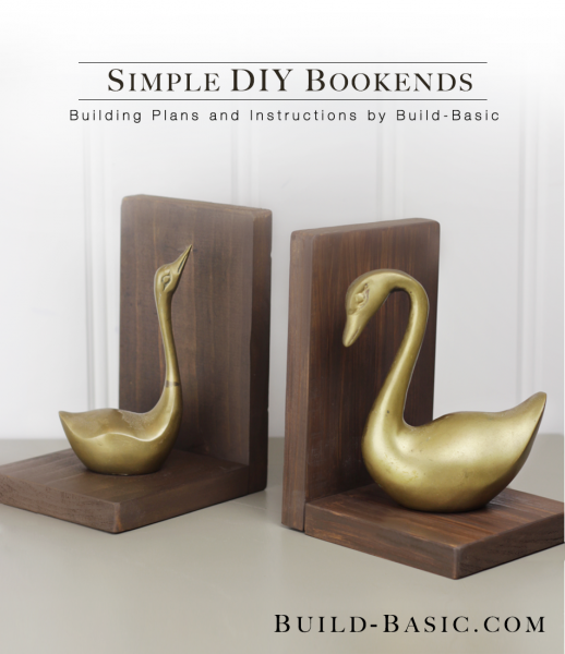 Build Simple DIY Bookends - Building Plans by @BuildBasic www.build-basic.com