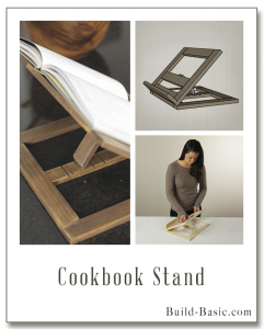 Build a Cookbook Stand - Building Plans by @BuildBasic www.build-basic.com