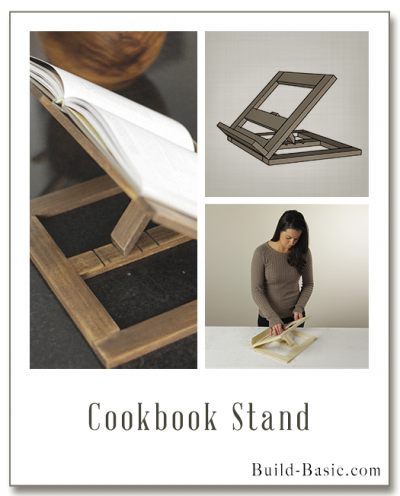 Build a Cookbook Stand - Building Plans by @BuildBasic www.build-basic.com