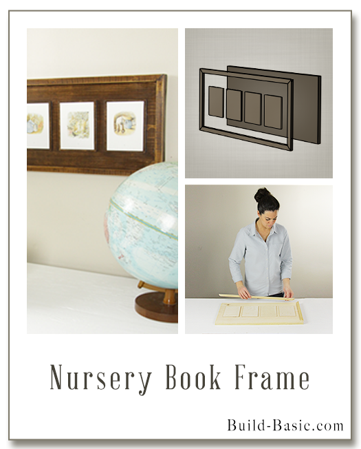 Build a Nursery Book Frame - Building Plans by @BuildBasic www.build-basic.com
