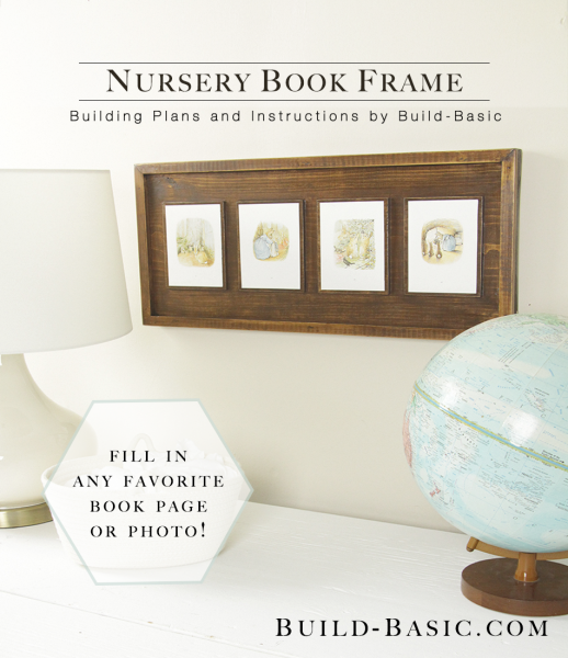 Build a Nursery Book Frame - Building Plans by @BuildBasic www.build-basic.com
