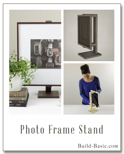 Build a Photo Frame Stand - Building Plans by @BuildBasic www.build-basic.com