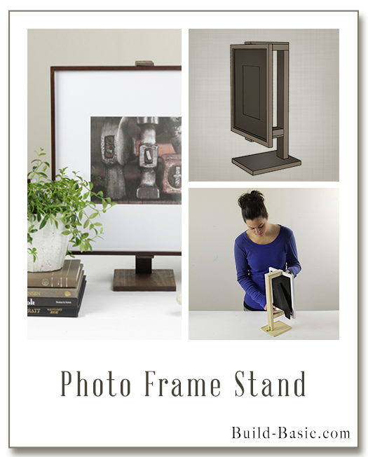Build a Photo Frame Stand - Building Plans by @BuildBasic www.build-basic.com