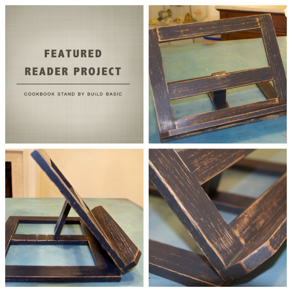 Reader Project- Cookbook Stand by www.build-basic.com