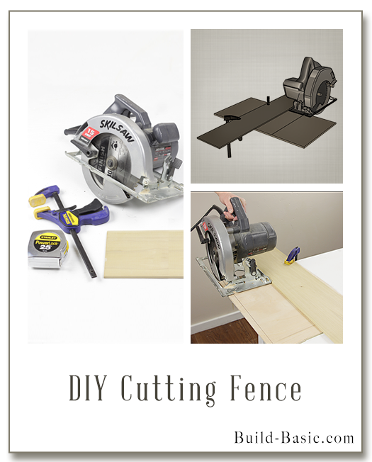 Build DIY Cutting Fence - Building Plans by @BuildBasic www.build-basic.com