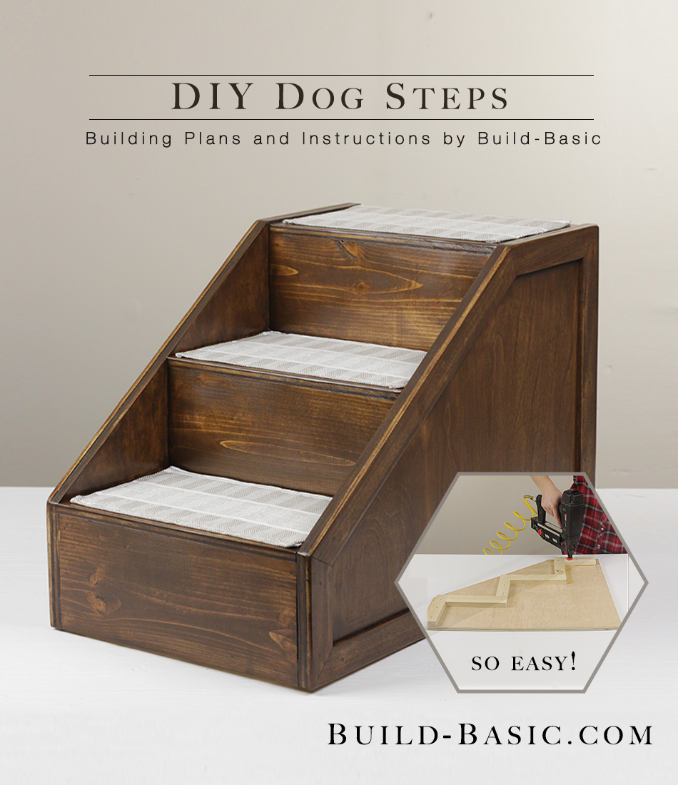 Woodworking plans for dog steps