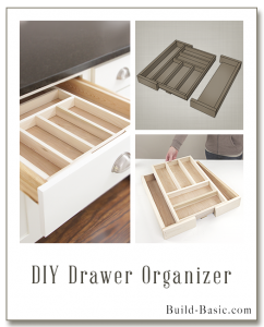 Build a DIY Drawer Organizer - Building Plans by @BuildBasic www.build-basic.com