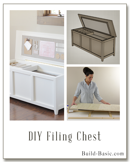 Build a DIY Filing Chest - Building Plans by @BuildBasic www.build-basic.com