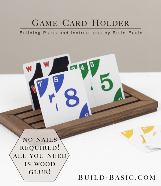 Build a Game Card Holder - Building Plans by @BuildBasic www.build-basic.com