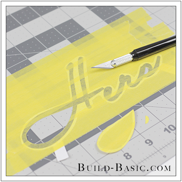 DIY Font Stencil - Build Basic