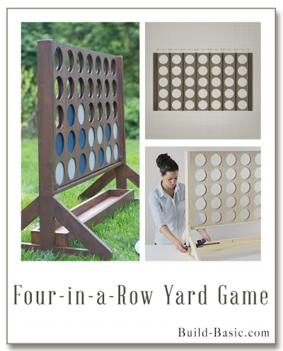 Four in a Row Yard Game by @BuildBasic - www.build-basic.com