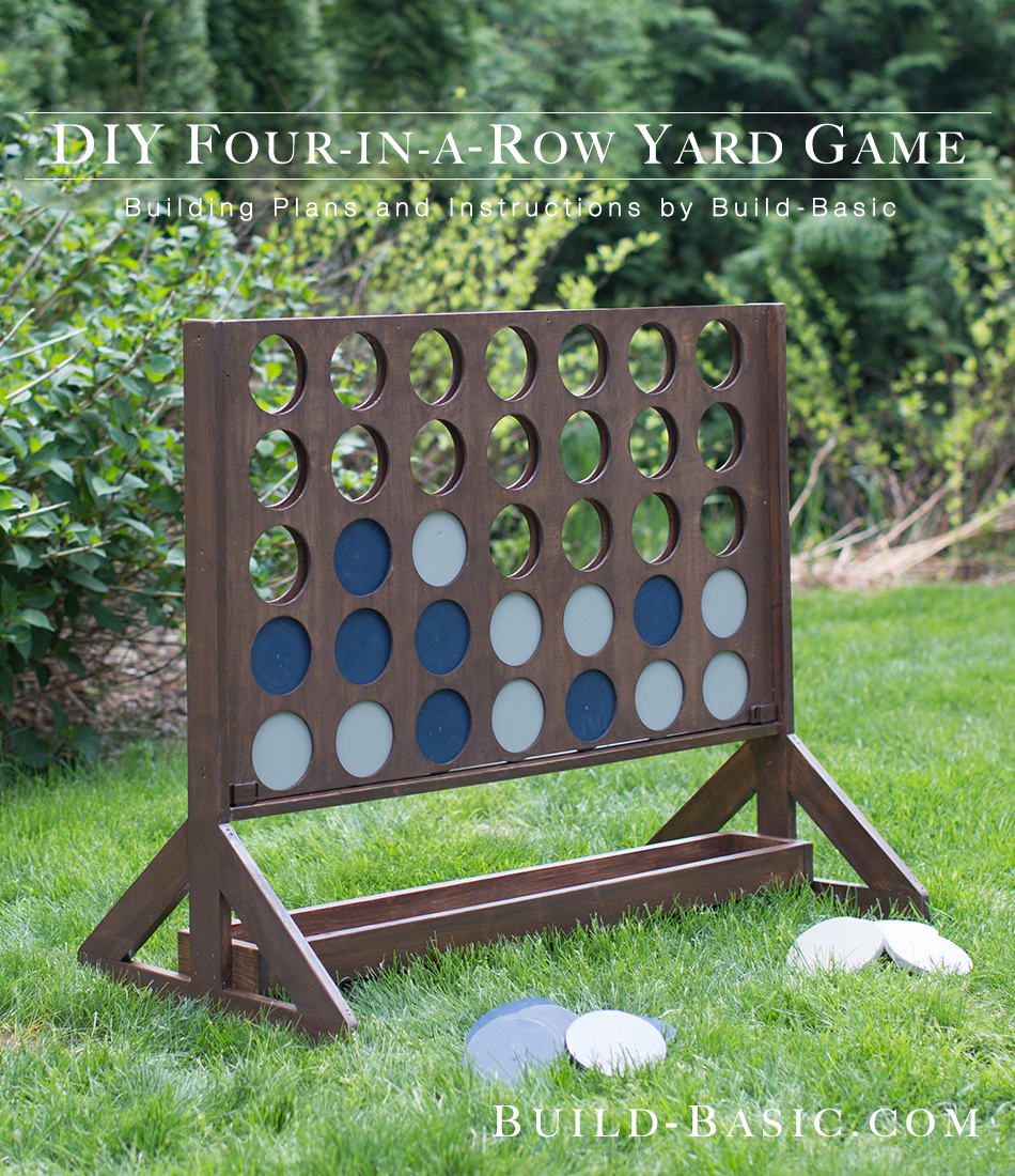 Four in a Row Yard Game – Project Plans by @BuildBasic www.build-basic ...