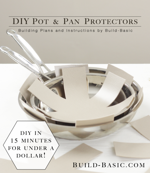 Make DIY Pot and Pan Protectors - Project by @BuildBasic www.build-basic.com