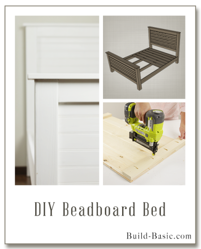 Build a DIY Beadboard Bed - Building Plans by @BuildBasic www.build-basic.com