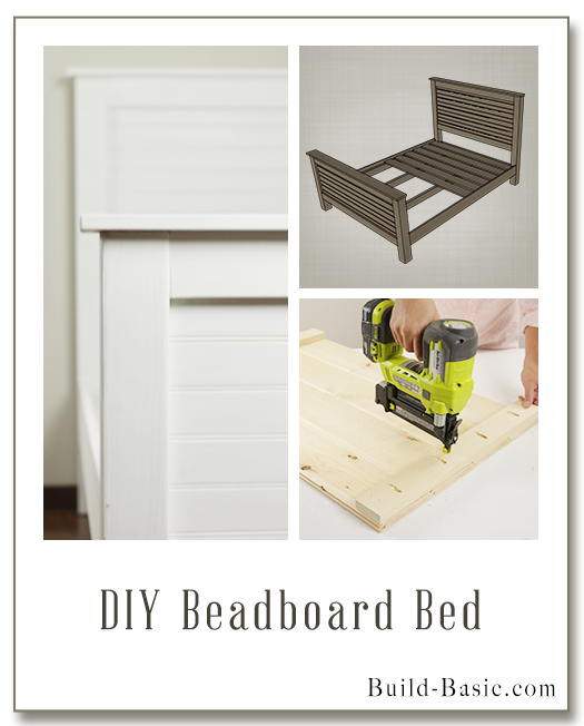 Build a DIY Beadboard Bed - Building Plans by @BuildBasic www.build-basic.com