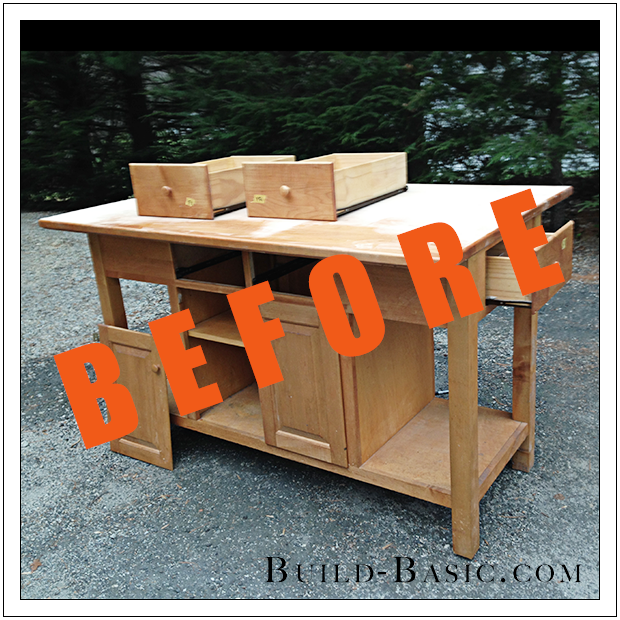 Build a DIY Open-Shelf Kitchen Island - Building Plans by Build Basic @BuildBasic www.build-basic.com
