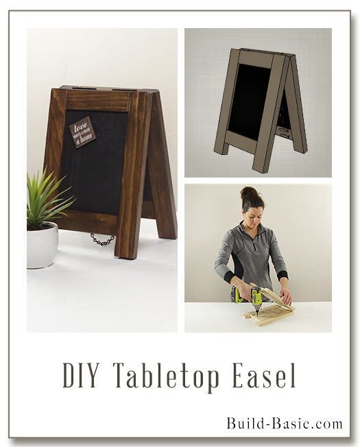 Build a DIY Tabletop Easel - Building Plans by @BuildBasic www.build-basic.com