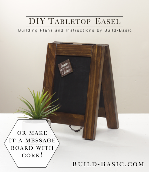 Build a DIY Tabletop Easel - Building Plans by @BuildBasic www.build-basic.com