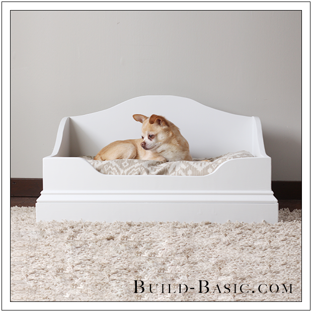 DIY Pet Bed - Building Plans by Build Basic @BuildBasic www.build-basic.com