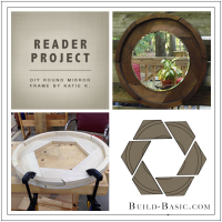 Build Basic DIY Round Mirror Frame by Katie K - Reader Project