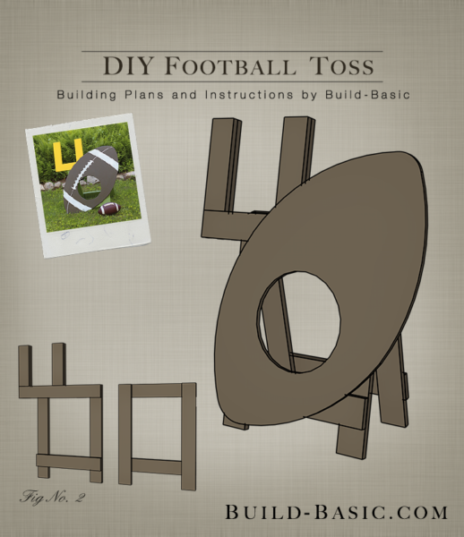 Build a DIY Football Toss – Building Plans by @BuildBasic www.build-basic.com