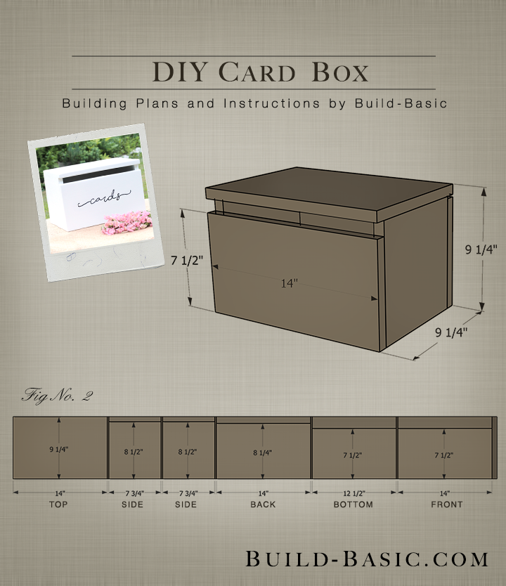 Build A Diy Card Box Basic - Do It Yourself Wedding Card Box Diy