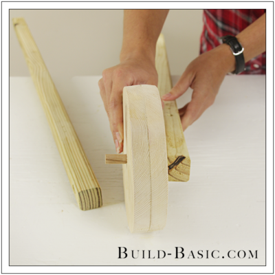 Build a Rustic Wheelbarrow Cider Stand by Build Basic – The Home Depot DIY Workshop – wwwbuild-basic.com