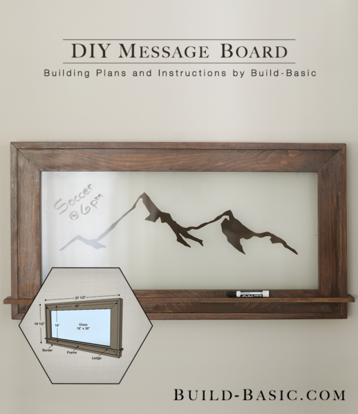 DIY Message Board by @BuildBasic – www.build-basic.com