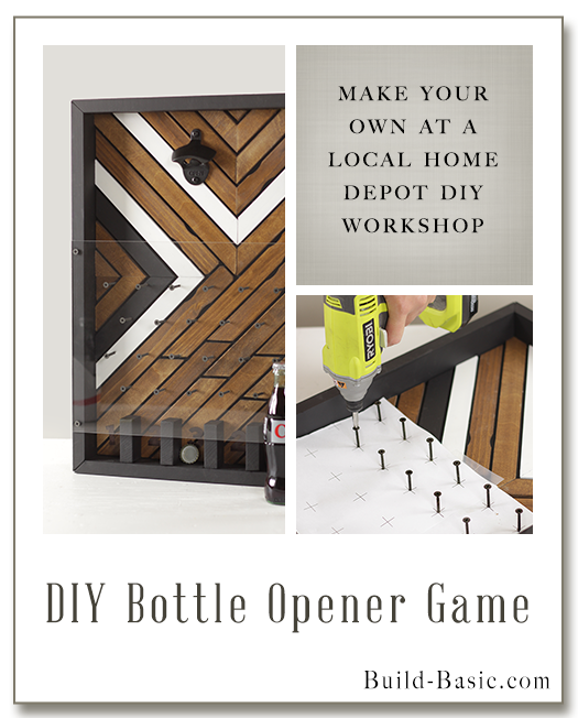 DIY Bottle Opener Game by Build Basic - Display Frame