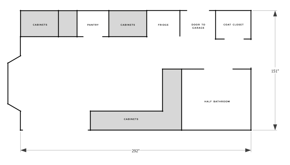 kitchen layout f designation
