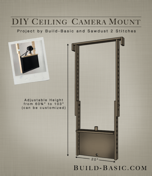 DIY Camera Ceiling Mount - Project Opener - Drawing