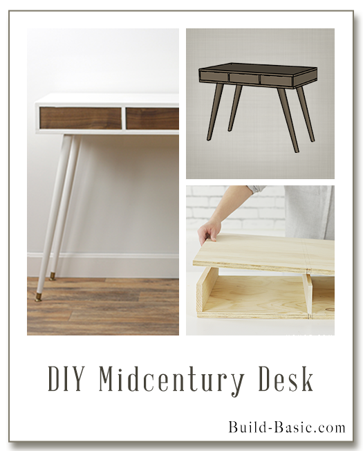 DIY Midcentury Desk by House One - Display Frame