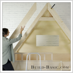 Build a Rustic A-Frame Kids Bed by Build Basic - Step 14