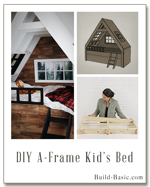 Build an A-Frame Kids Bed by Build Basic - Display Frame