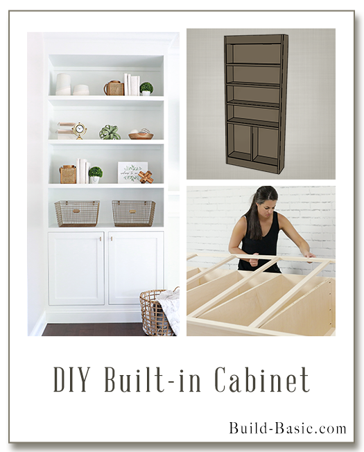DIY Builtin Cabinet - NEW - Display Frame
