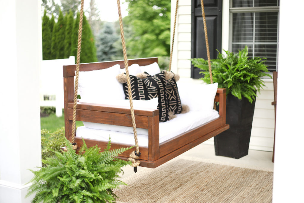 DIY Porch Swing by House One - Final Image small